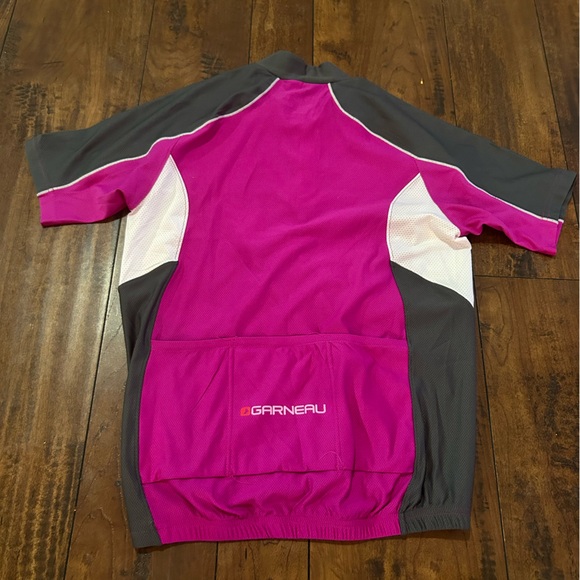 Louis Garneau Mistral Vent JR Size JM 1020695 Magenta Cycling Jersey Medium - Picture 6 of 6
